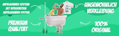VIVVA® Smiješni kostim na napuhavanje, kornjača za odrasle, Halloween party, maškare, udobni, inflatable kostim | BATHCOS