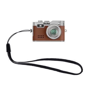 Rollei Mini Digitalni fotoaparat - rjava + Lexar 32GB spominska kartica - ROLLEI12066