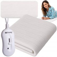 Ruhhy Električna periva grijaća podloga od 65 W, 190 x 80 cm, bijela