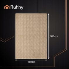 Ruhhy Električna periva grijaća deka od 85 W, 180 x 130 cm, bež boje