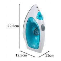 Kruzzel Interaktivna LED dječja pegla na baterije 23 cm + zvučni efekti