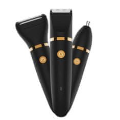 FRILLA® Muški trimer 3u1 za bradu, tijelo i intimno područje, vodootporan i bežični | SHAVIX