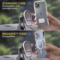 Scosche MagicMount Pro Charge5, nosač za bežično punjenje, staklo/ploča