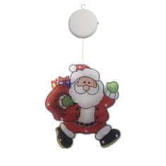 HOME & MARKER® Viseće LED božićne lampice, za prozor, 4 kom, dekorativna božićna rasvjeta na baterije | MERRYLIGHTS A