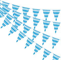 BigBuy Oktoberfest plastične zastavice – 10 m