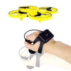 JOJOY® Mini dron s kontrolom pokretom ruke i pametnom narukvicom, dječji dron s LED svjetlima | FLASH