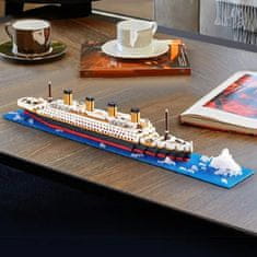 JOJOY® 3D puzzle Titanic slagalica 1860 dijelova, maketa broda od kockica za djecu i odrasle | TITANICBLOCKS