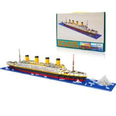 JOJOY® 3D puzzle Titanic slagalica 1860 dijelova, maketa broda od kockica za djecu i odrasle | TITANICBLOCKS