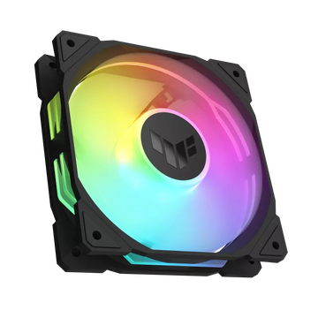 ASUS TUF Gaming TR120 ARGB ventilator, 120 mm, PWM, crni (90DA0090-B09000)