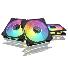 ASUS TUF Gaming TR120 ARGB ventilatori, 3x 120 mm, PWM, crni, trostruki paket (90DA0090-B09020)