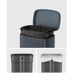 Songmics LTB03GS kuhinjski koš za smeti, 30L, siv