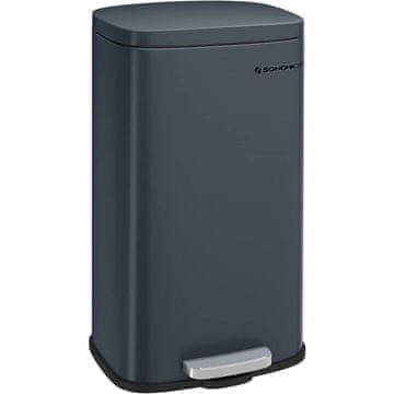 Songmics LTB03GS kuhinjski koš za smeti, 30L, siv