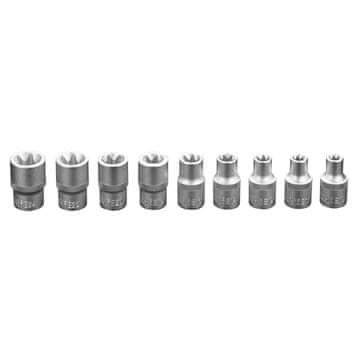 1/2" Torx nasadni ključevi, set od 9 komada
