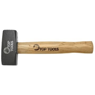 slomart Top Tools Dvostrano sjekirasto čekić, 1000 g, drvena drška
