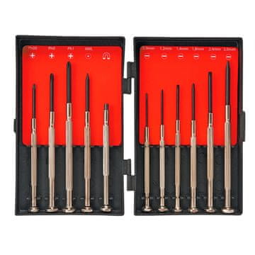 slomart Top Tools Set preciznih odvijača, 11 kom.