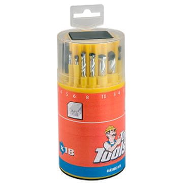 slomart Top Tools set svrdala (metal/beton/drvo), 18 kom.