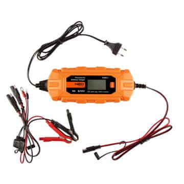 slomart NEO TOOLS Automatski punjač akumulatora 4A/70W, 3-120Ah, za kiselinske/AGM/GEL