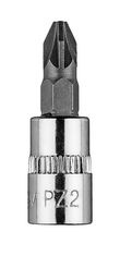 PZ2 odvijač na nasadnom ključu 1/4", kratki, 37 mm