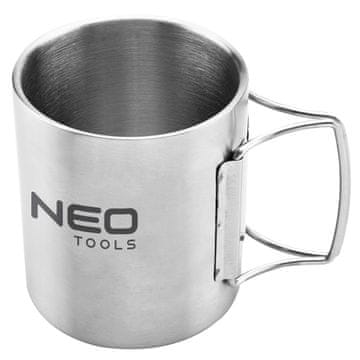 slomart NEO TOOLS Turistička šalica 320ml, dvostruka stijenka