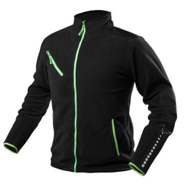 slomart Radni flis PREMIUM, crni, vel. L