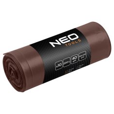 Vreće za otpad 200 L, smeđe, 40 mikrona, 10 kom.