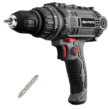 Bušilica/odvijač s kabelom od 300 W, samoblokirajuća stezna glava od 10 mm, torba za nošenje