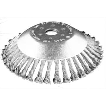 slomart GRAPHITE žičana četka za motorne kose, 200mm, tvrda