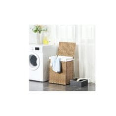 Songmics LCB51NL košara za rublje, 90 l, bijela