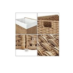 Songmics LCB51NL košara za rublje, 90 l, bijela