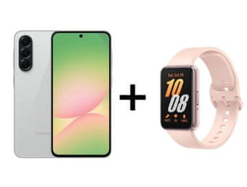 Samsung Galaxy A56 5G pametni telefon, 8/128GB, Spectacular Gray + pametna narukvica Fit3, ružičasta/zlatna (SM-A566BZAAEUE - 1)