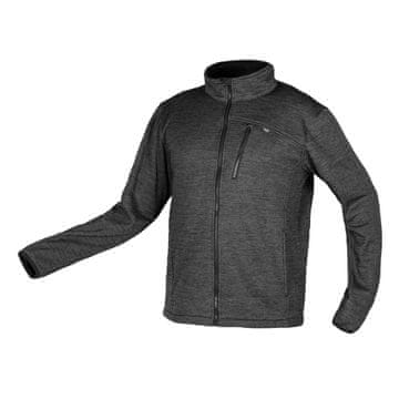 OUTDOOR majica s patentnim zatvaračem, pike, siva, veličina XXL