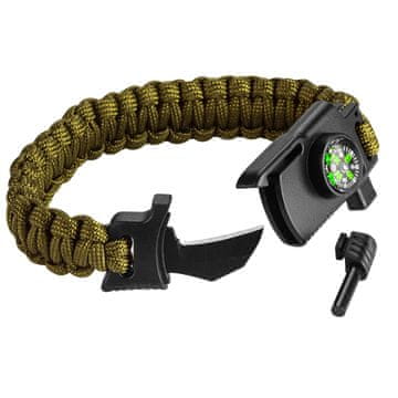 slomart Survival narukvica 5 u 1, NEO TOOLS