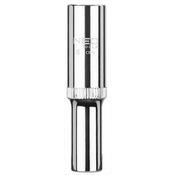 Dugi šesterokutni nasadni ključ 1/4", 6 mm, superlock