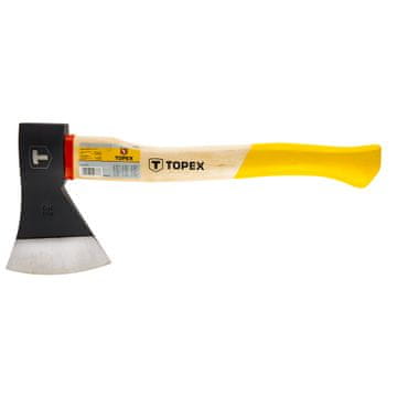 slomart TOPEX sjekira 600g, drvena drška, 380x150x20mm