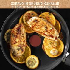 Tefal Renew+ Crna visoka tava s poklopcem, 24 cm (C4363253)