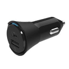 Scosche PowerVolt PD32, auto punjač, dual port 20W USB-C PD + 12W USB-A
