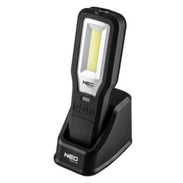 550 lm COB LED radionička svjetiljka + podnožje + punjač