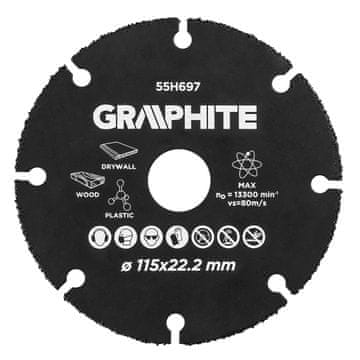 Topex HM rezna ploča za drvo i plastiku 115 x 22,2 mm