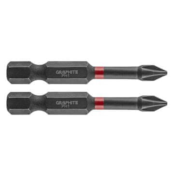 slomart GRAPHITE Udarni bit PH1 x 50 mm, 2 kom.