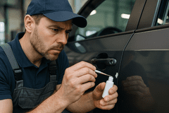 Boja za retuširanje za Opel Z176 set 2 u 1: osnovni premaz + prozirni premaz s kistom