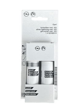 Originalna boja za retuširanje Opel 163 (Z163): Automobilska boja + Prozirni lak 2x12ml