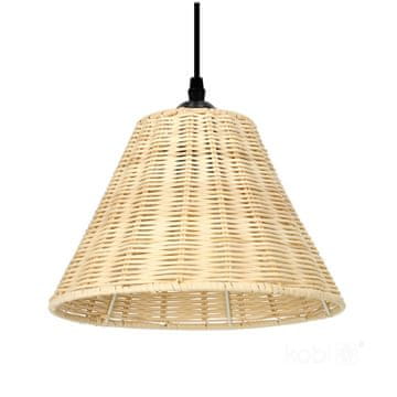 Boho viseća lampa od bambusa 25cm 1xE27