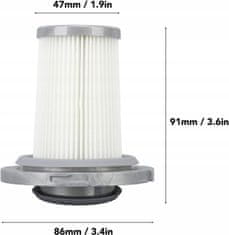 Hepa filter za Tefal Rowenta X-Force Flex/X-Pert/X-Combo 2 kom.