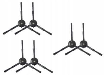 Inlocuire Set de Perii Laterale, Roborock S50 S55, Material: Plastic, Calitate Inalta A Executiei, Durabilitate Ridicata, Atentie La Detalii, Negru