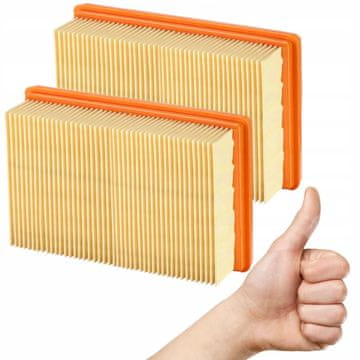 Karcher WD4 WD5 WD6 premium filter za usisavač 2.863-5. set od 2