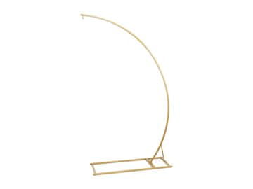PartyDeco Metalni stalak za luster, zlatni, 135x230 cm