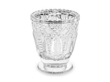 PartyDeco Svijećnjak, srebrni, 8 cm (24 kom.)
