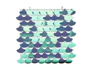 PartyDeco Panel sa šljokicama, ljuske, svijetlo lila, 30x30 cm
