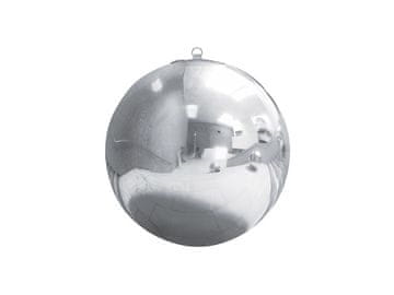 PartyDeco Napuhana lopta, ogledalo srebrne boje, 90 cm