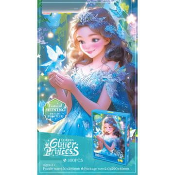 Denis Slagalica Svjetlucava princeza, 100 kom, plava